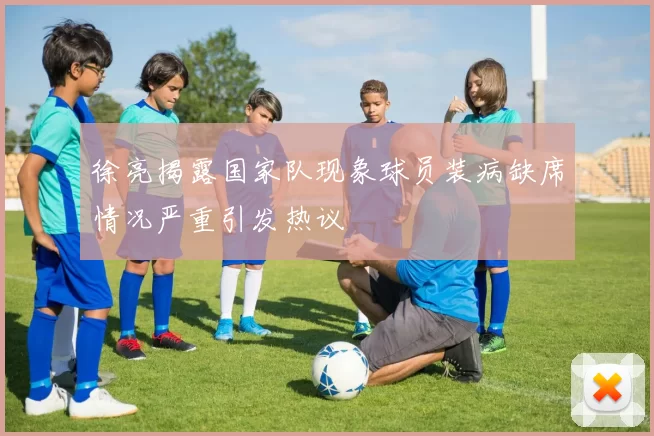 徐亮揭露国家队现象球员装病缺席情况严重引发热议
